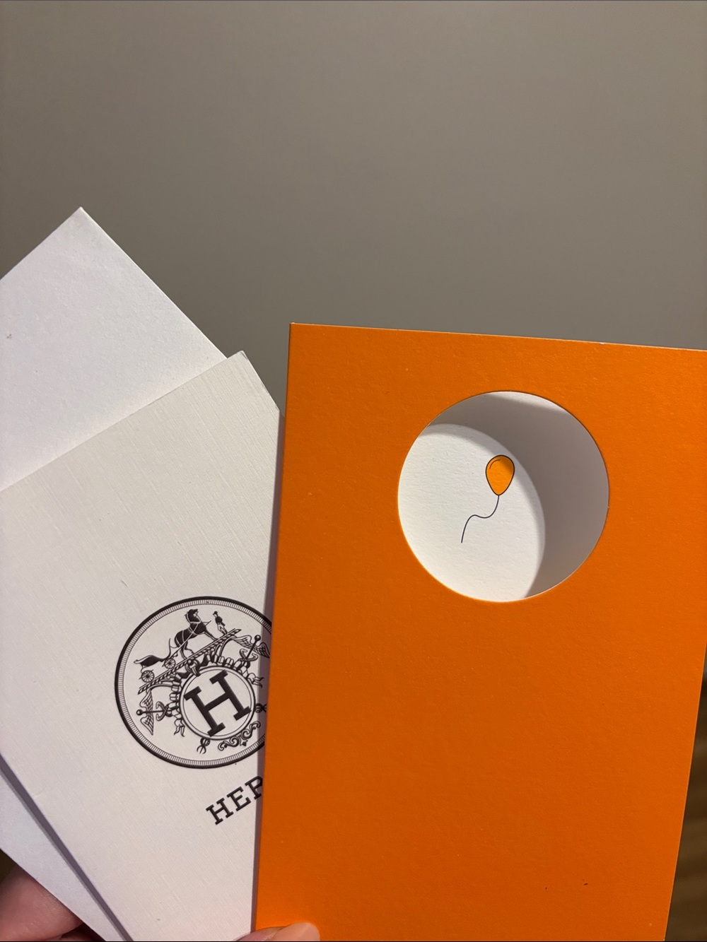 HERMES Birthday Card